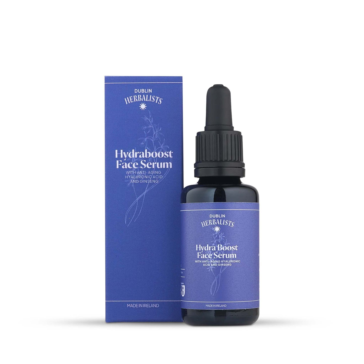 Dublin Herbalists Face Serum Hydraboost Face Serum - Hyaluronic Acid & Ginseng - 30ml - Dublin Herbalists