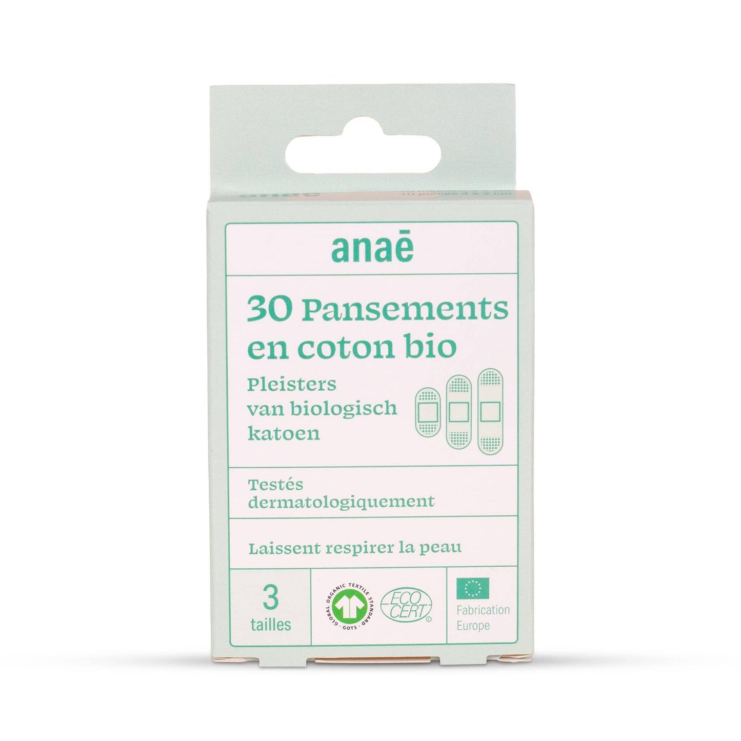 Ecodis First Aid Organic Cotton Plasters - Assorted Sizes - Ecodis