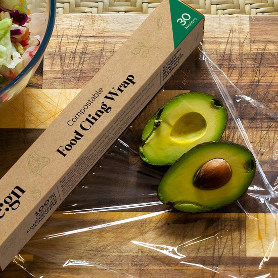 Re:gn Food Wrap Re:gn – Compostable Food Cling Wrap – Plant-Based & Plastic-Free – 30m