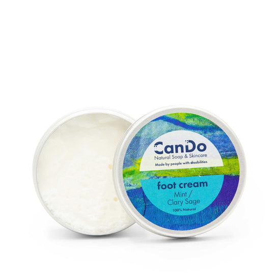 CanDo Foot Cream Peppermint and Sage Foot Cream 50g - CanDo