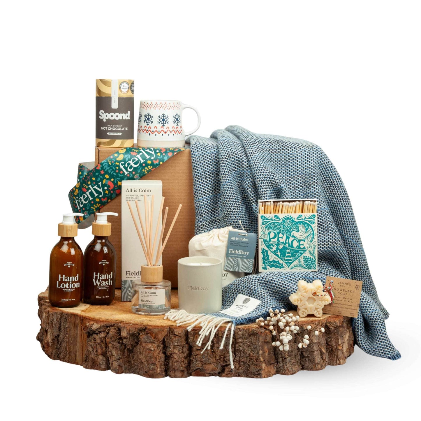 Faerly Gift Box All is Calm Irish Makers Deluxe Christmas Gift Box