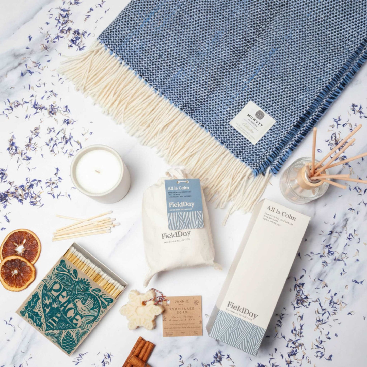 Faerly Gift Box All is Calm Irish Makers Luxury Christmas Gift Box