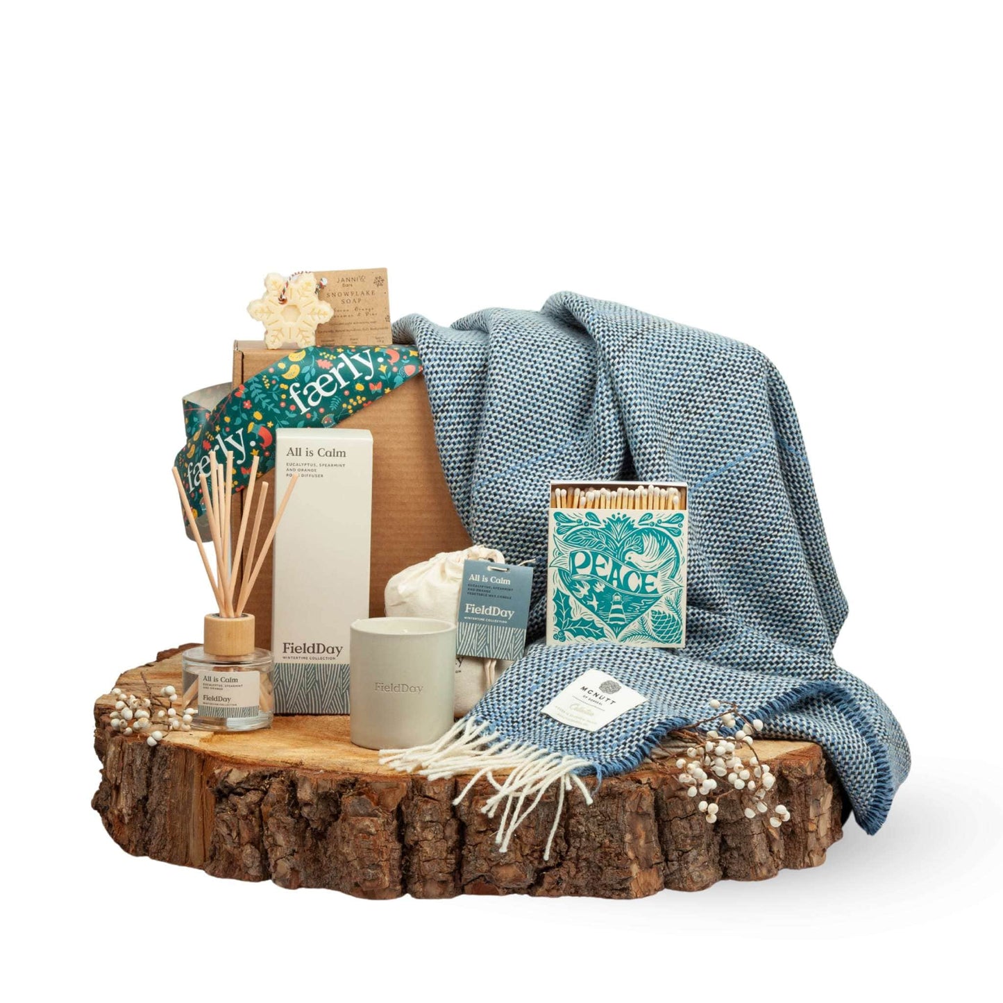 Faerly Gift Box All is Calm Irish Makers Luxury Christmas Gift Box