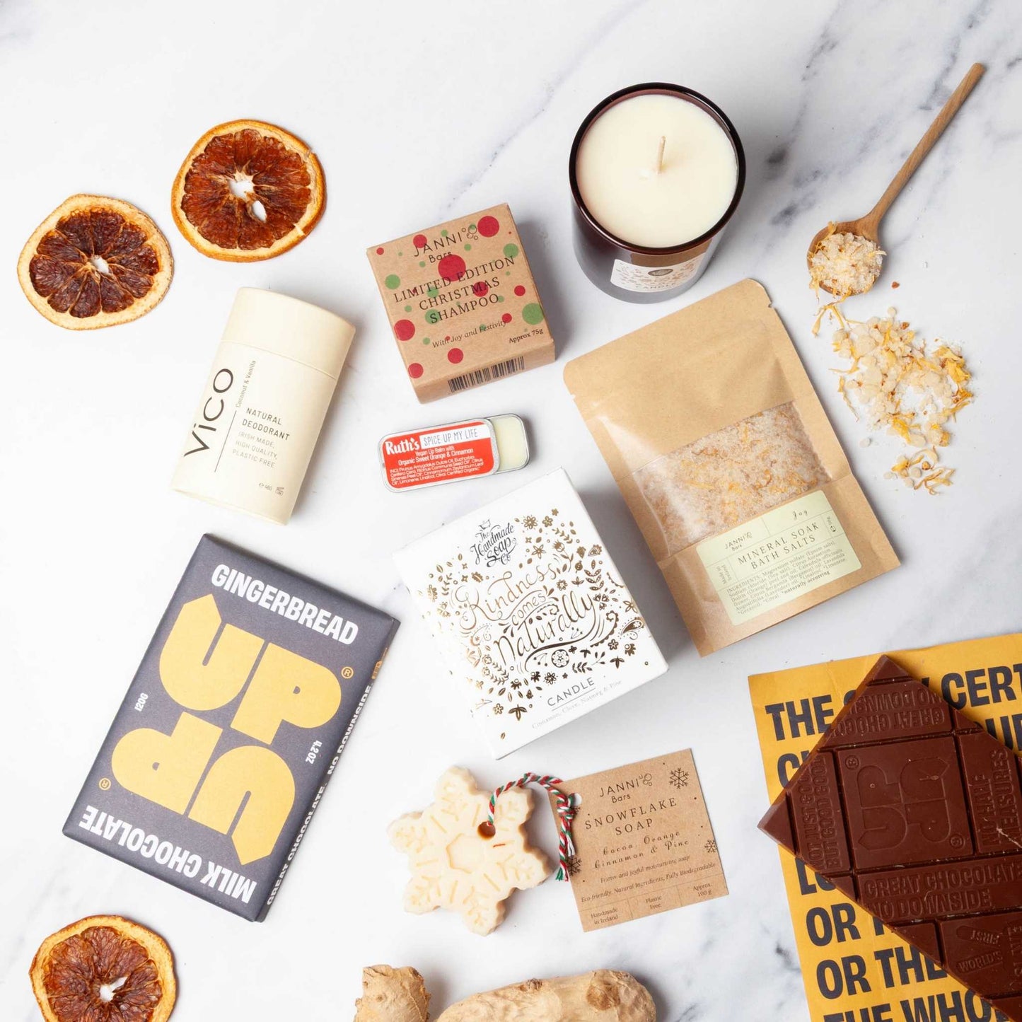 Faerly Gift Box Glow With Good Gift Box - Festive Edition – Handmade Wellness Gifts That Do Good and Feel Good