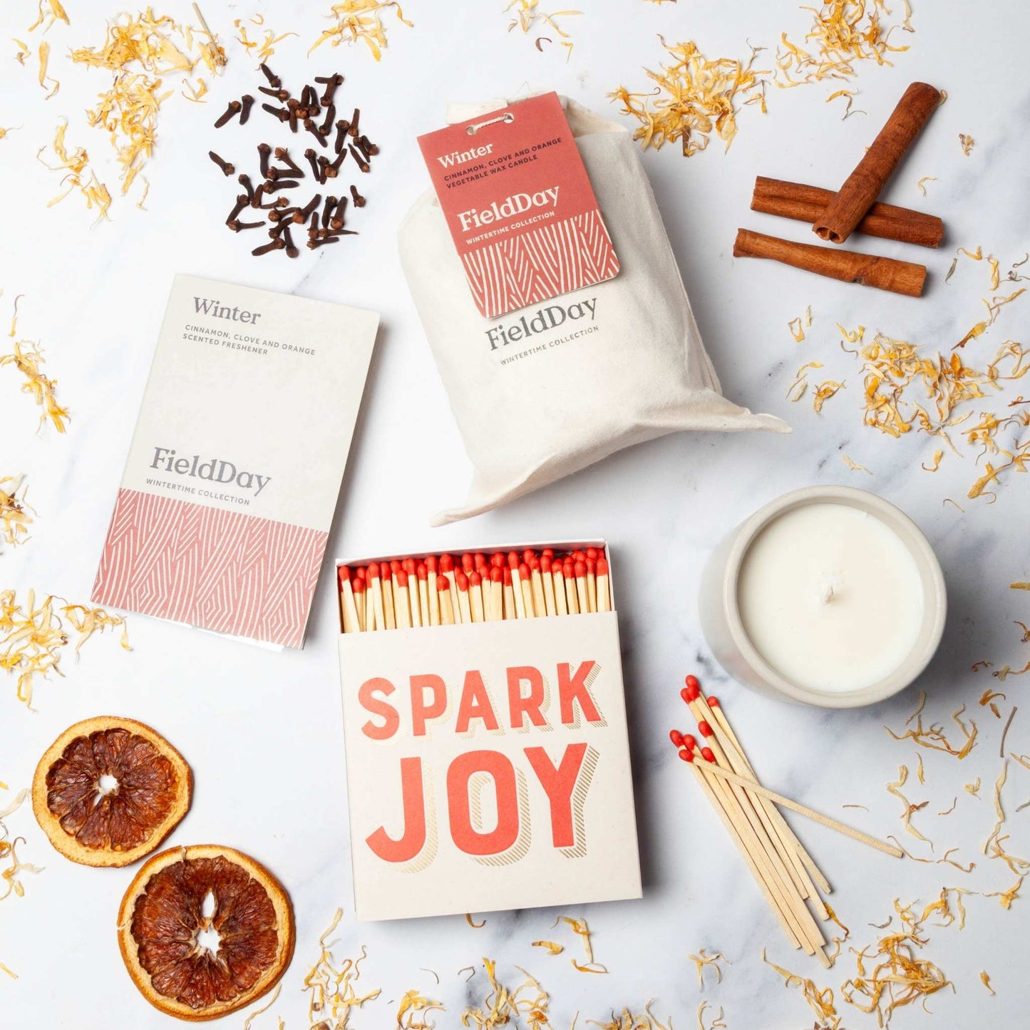 Faerly Gift Box Irish Makers Winter Candle Gift Box