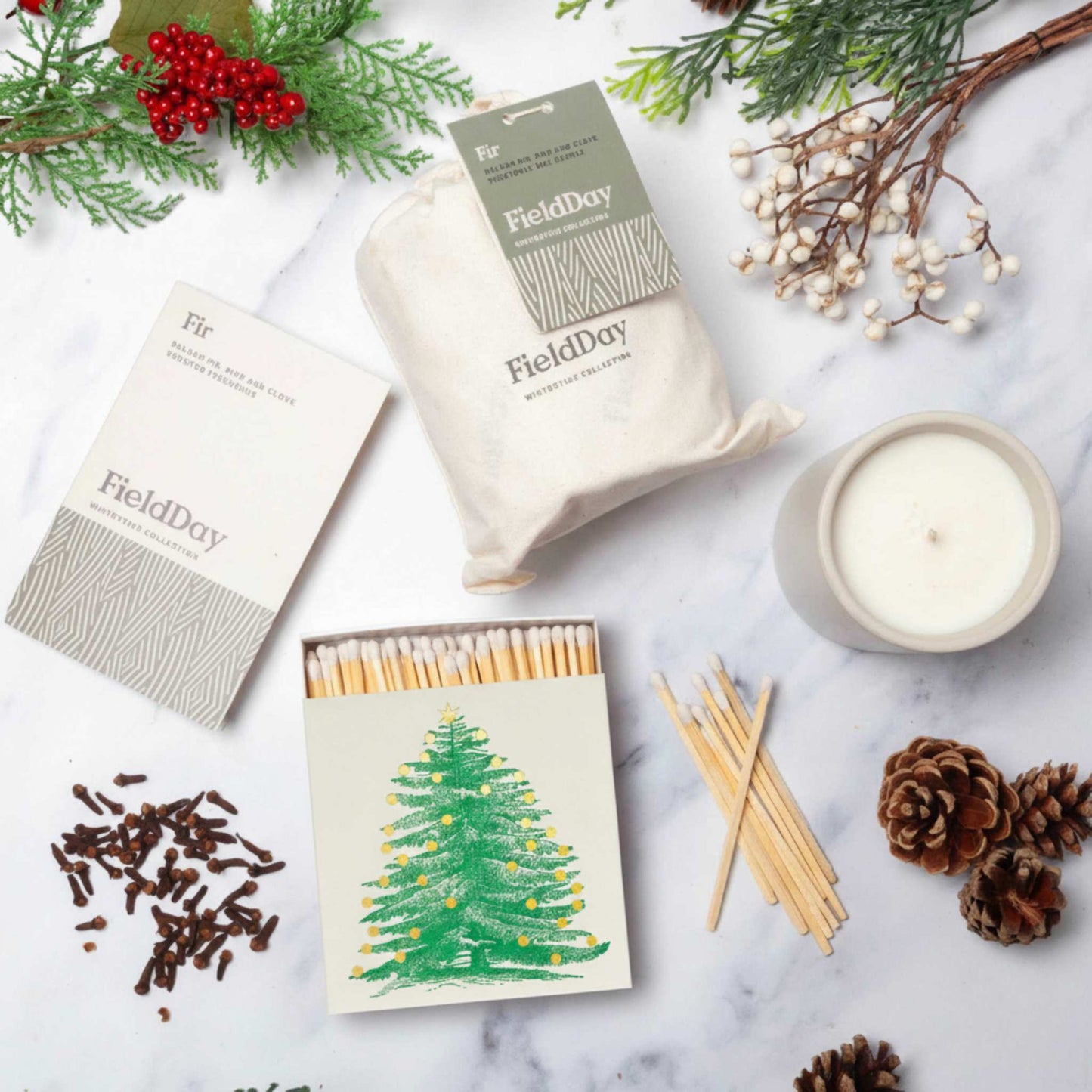 Faerly Gift Box Irish Makers Winter Candle Gift Box