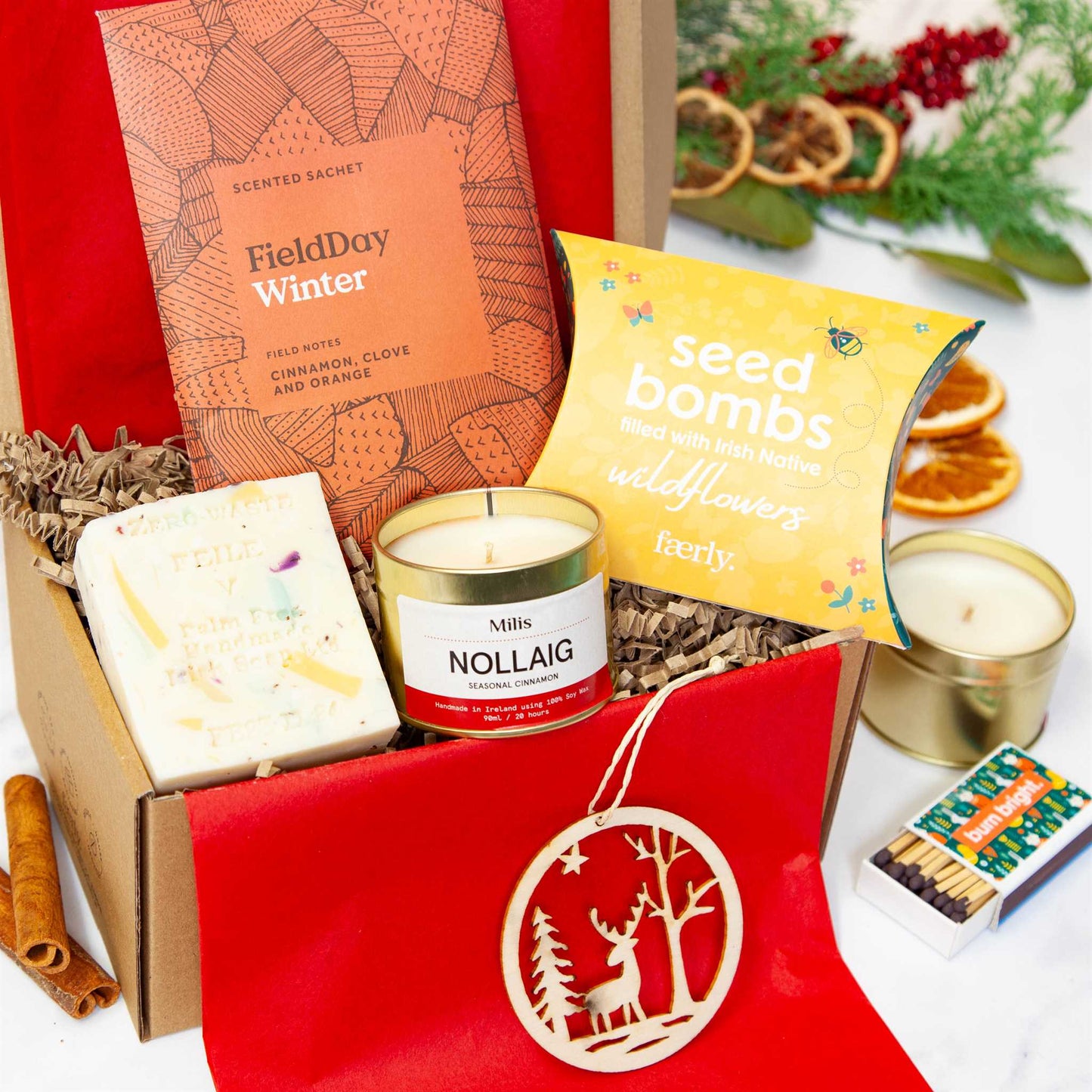 Faerly Gift Box Nollaig & Winter Smells Like Christmas Gift Box