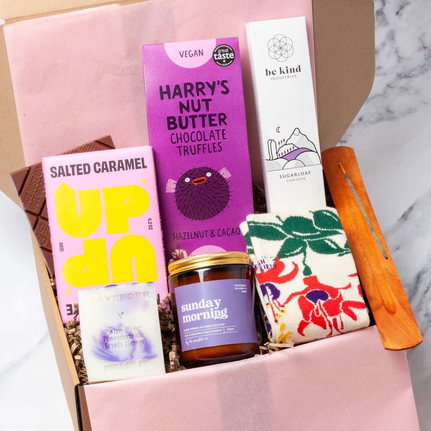 Faerly Gift Box Sunday Morning / UK 8-12 EU 41-46 Sos Beag - A Little Break - Gift Box