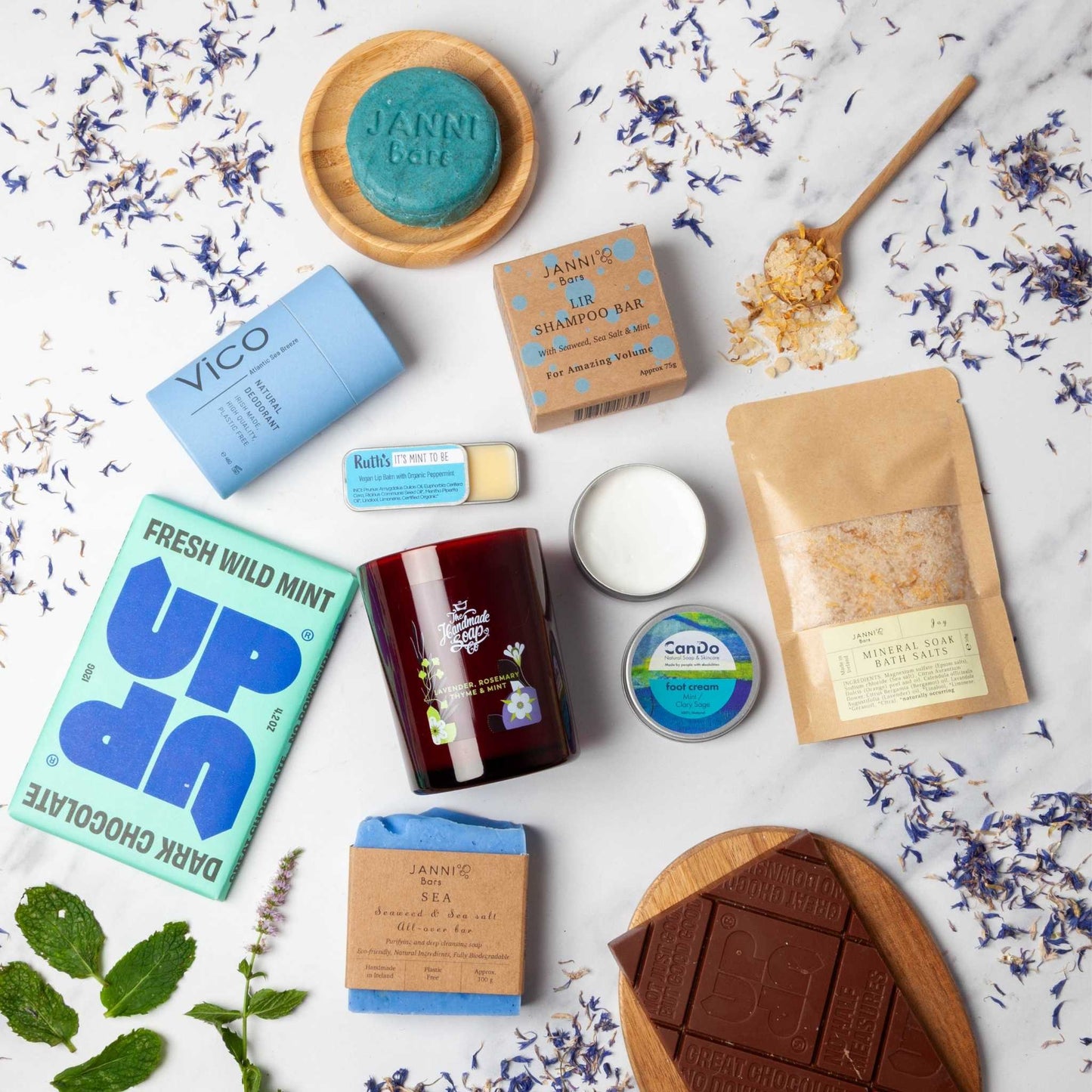 Faerly Gift Box Wild Atlantic Glow With Good Gift Box – Handmade Wellness Gifts That Do Good and Feel Good