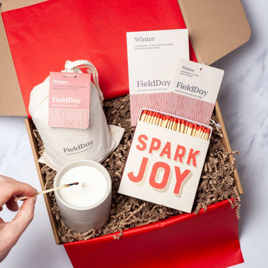 Faerly Gift Box Winter Irish Makers Winter Candle Gift Box