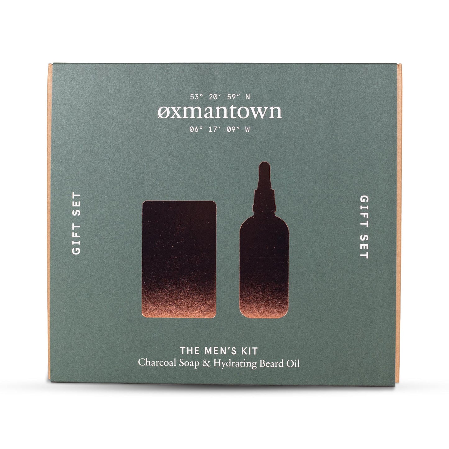 Oxmantown Gift Set The Men's Kit - Charcoal & Lemongrass Soap and Beard Oil Gift Set - Oxmantown Skincare