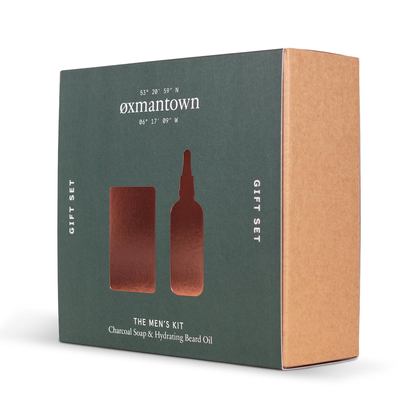 Oxmantown Gift Set The Men's Kit - Charcoal & Lemongrass Soap and Beard Oil Gift Set - Oxmantown Skincare