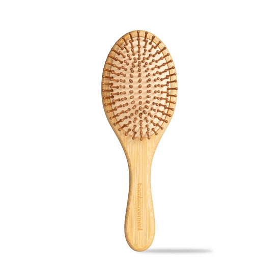 Bamboovement Hair Brush Bamboo Oval Hairbrush - Plastic Free & Vegan - Bamboovement