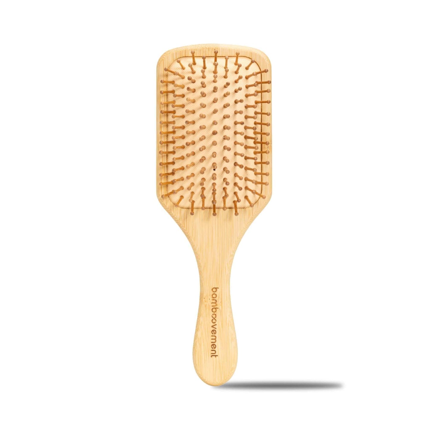 Bamboovement Hair Brush Bamboo Paddle Hairbrush - Plastic Free & Vegan - Bamboovement