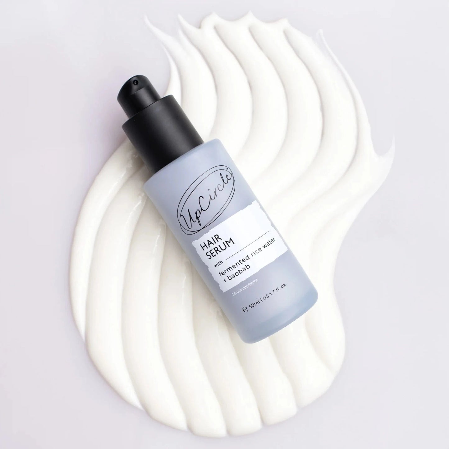 Upcircle Beauty Hair Care Natural Hair Serum - With Fermented Rice Water & Upcycled Baobab - 50 ml - UpCircle