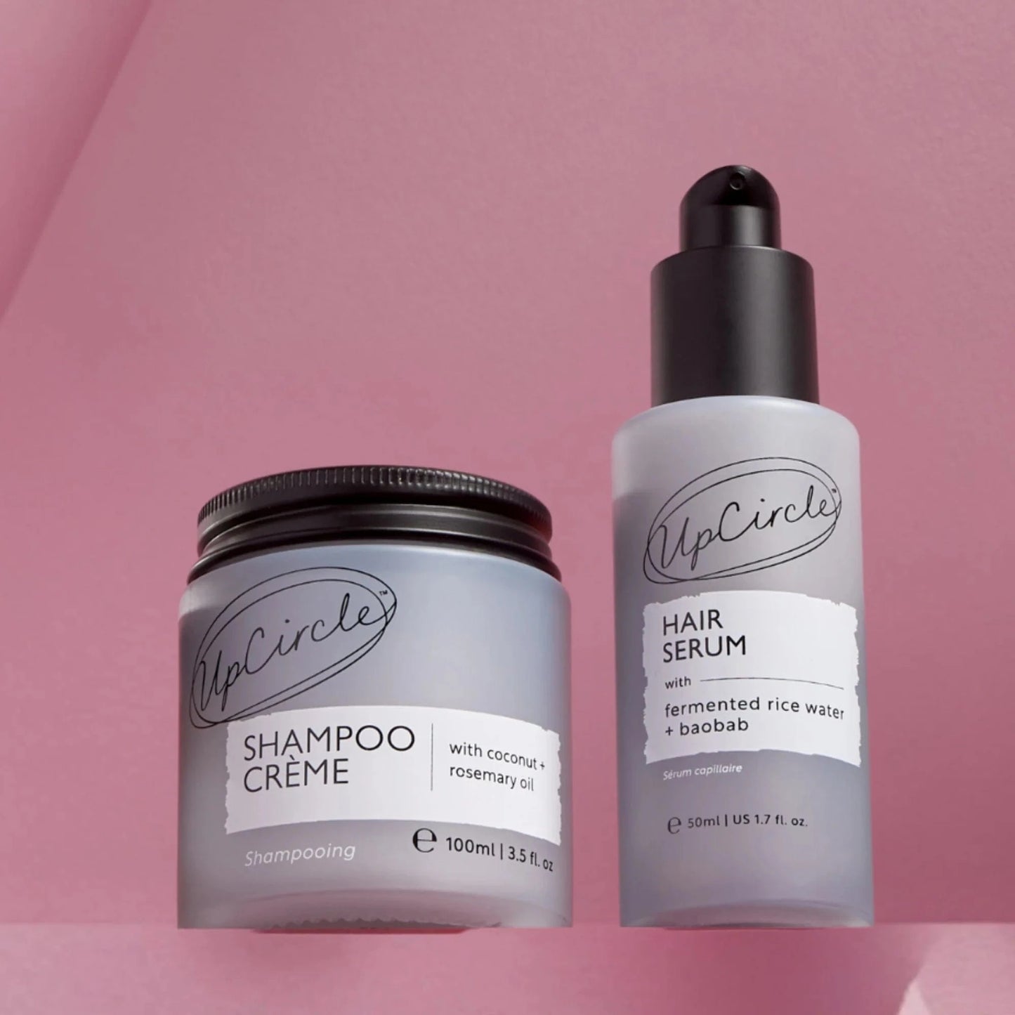 Upcircle Beauty Hair Care Natural Hair Serum - With Fermented Rice Water & Upcycled Baobab - 50 ml - UpCircle