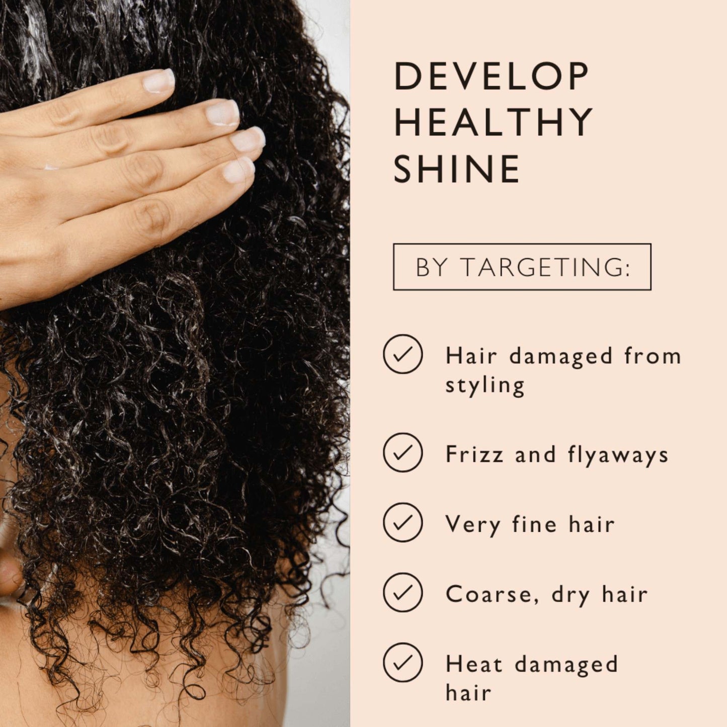 UpCircle Hair Care Natural Hair Serum - With Fermented Rice Water & Upcycled Baobab - 50 ml - UpCircle