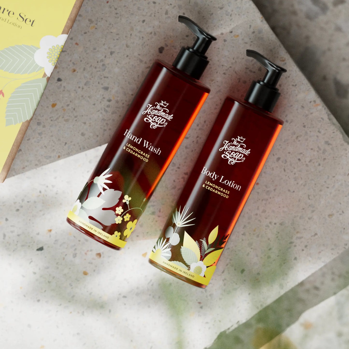 The Handmade Soap Company Hand Cream Hand Care Duo - Lemongrass & Cedarwood, 250ml - The Handmade Soap Company