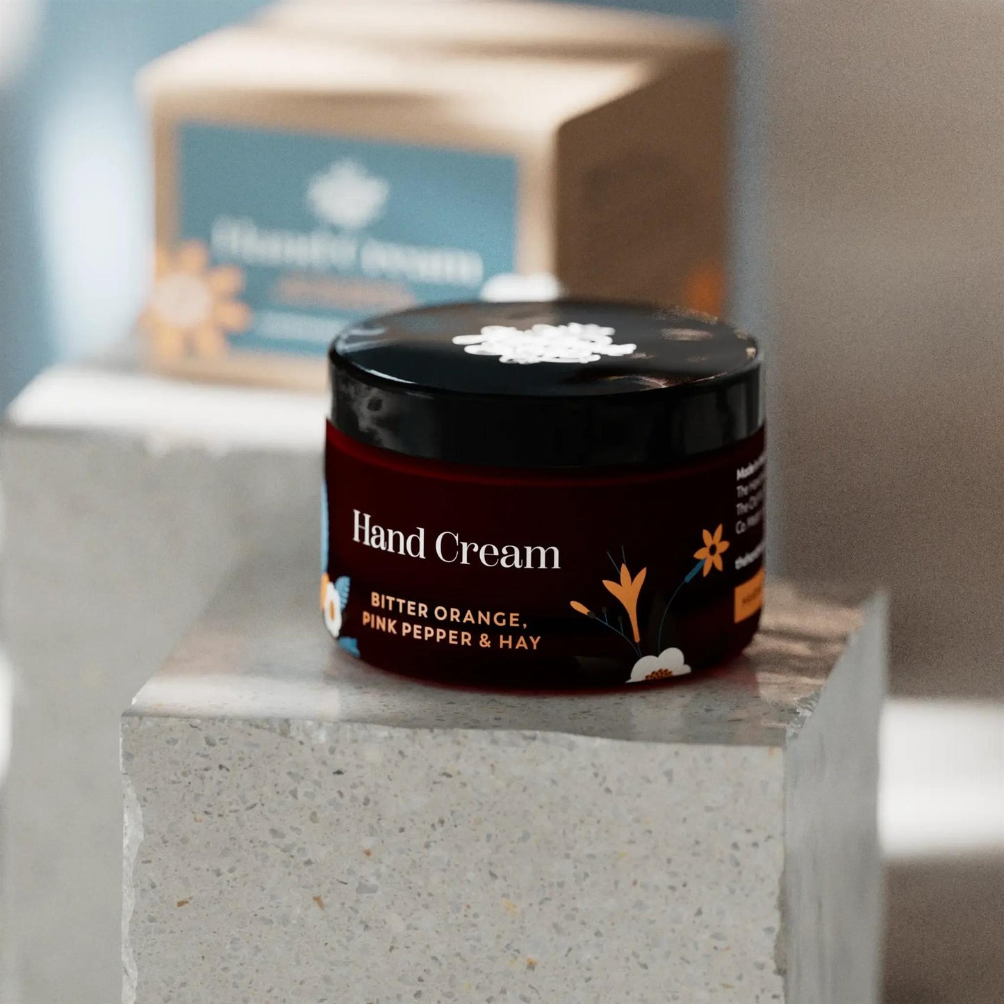 The Handmade Soap Company Hand Cream Hand Cream Jar - Bitter Orange, Pink Pepper & Hay, 50g - The Handmade Soap Company