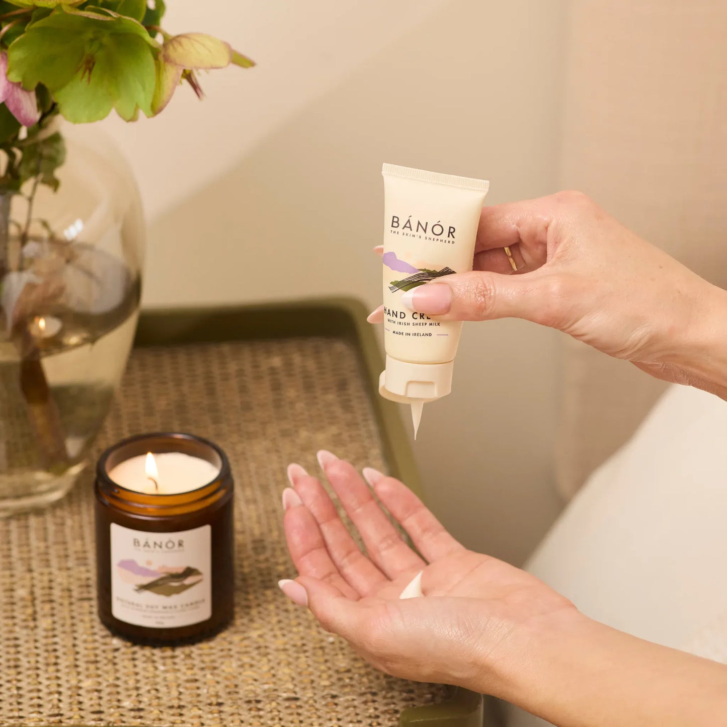 Bánór Hand Cream Hand Cream with Irish Sheep Milk - Lavender, Geranium & Ylang Ylang - 30ml - Bánór