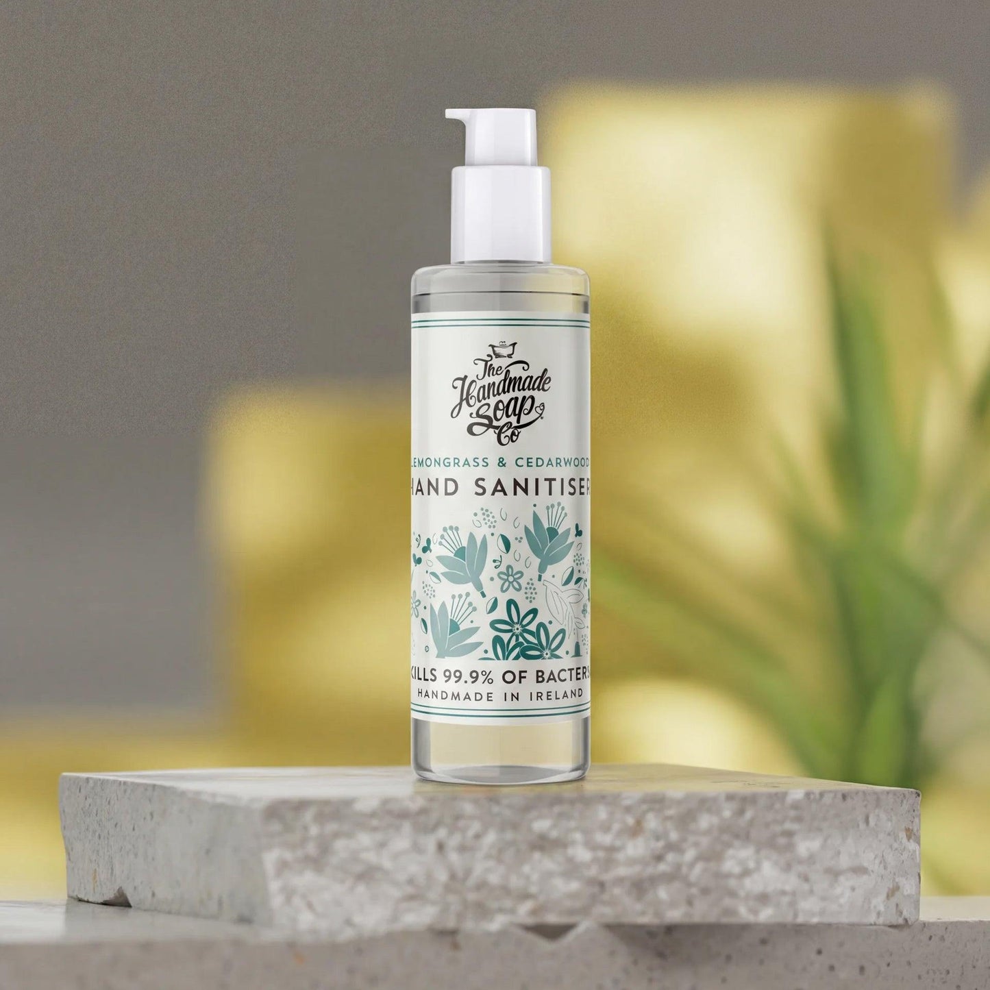 The Handmade Soap Company Hand Cream Hand Sanitiser - Lemongrass & Cedarwood, 100ml - The Handmade Soap Company