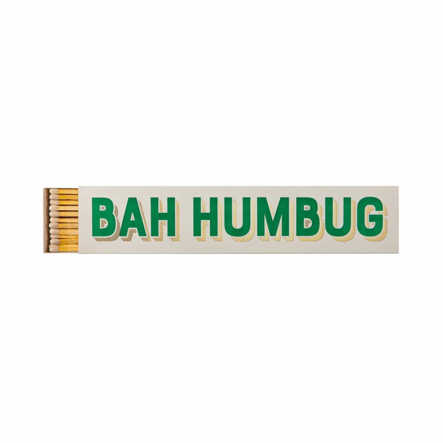 Archivist Home Fragrance Accessories Archivist - Extra Long Safety Matches - Bah Humbug - 45 Luxury Matches - 100mm