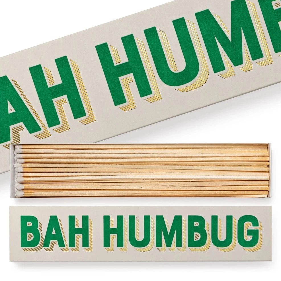 Archivist Home Fragrance Accessories Archivist - Long Safety Matches - Bah Humbug - 45 Luxury Matches - 100mm