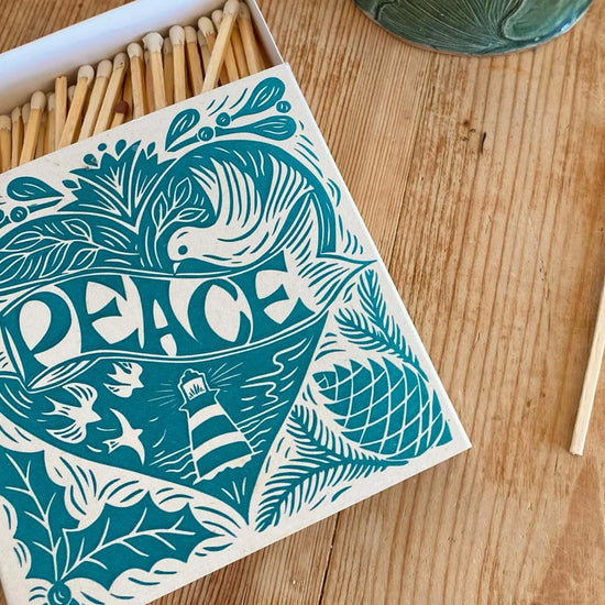 Archivist Home Fragrance Accessories Archivist - Square Safety Matches - Christmas Peace - 125 Luxury Matches - 50mm