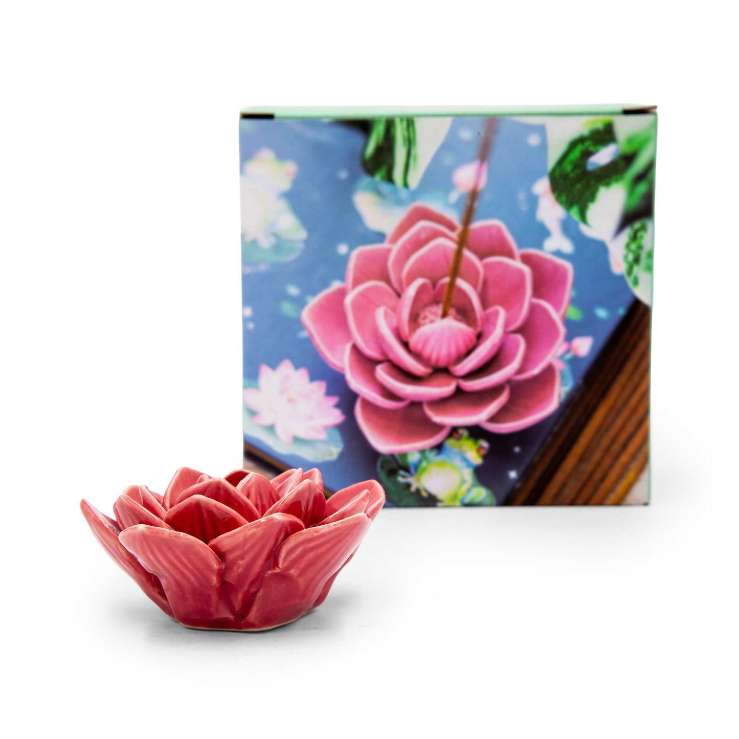 Something Different Home Fragrance Accessories Pink Water Lily Incense Holder