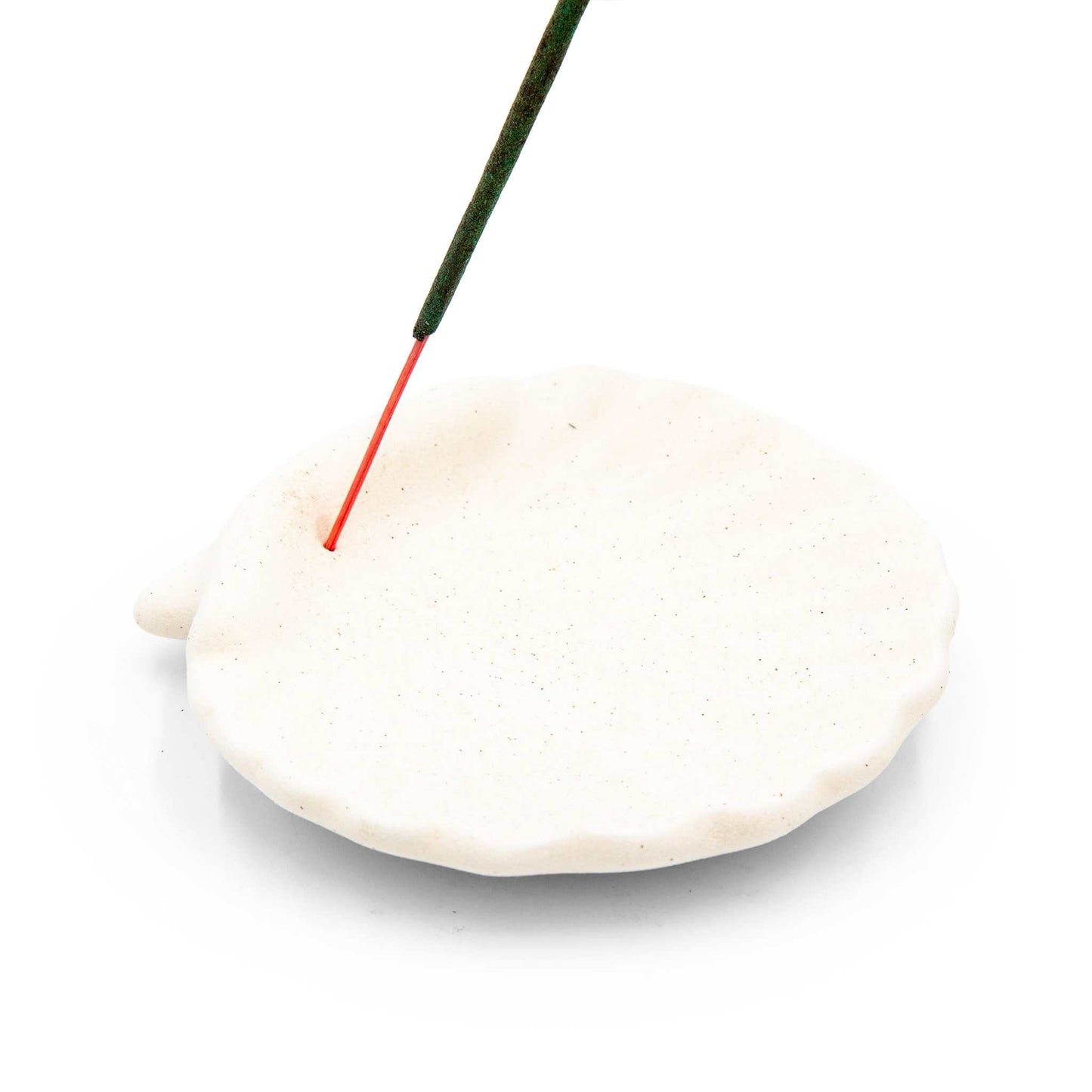 Something Different Home Fragrance Accessories Scallop Shell Ceramic Incense Holder – Minimal & Heat-Resistant – 10.5cm