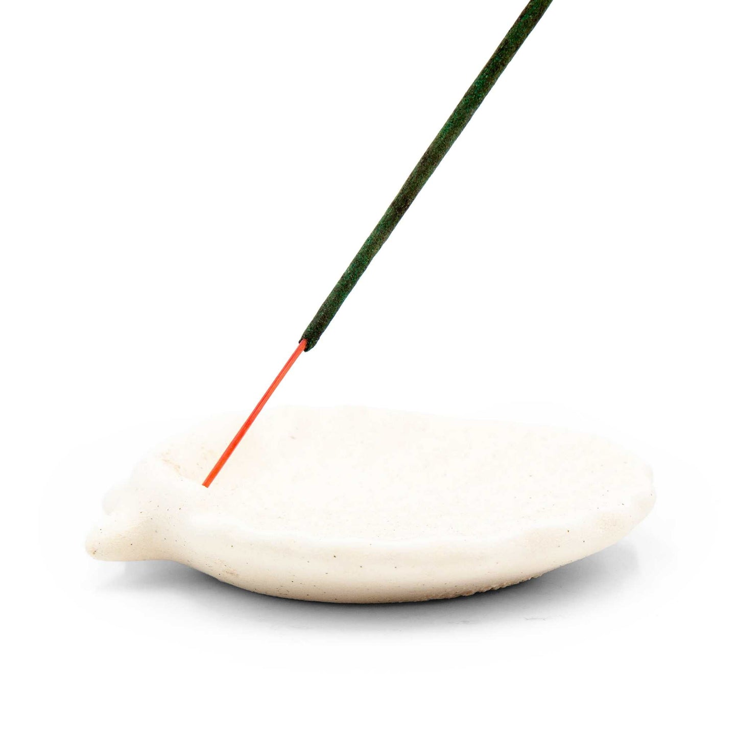 Something Different Home Fragrance Accessories Scallop Shell Ceramic Incense Holder – Minimal & Heat-Resistant – 10.5cm