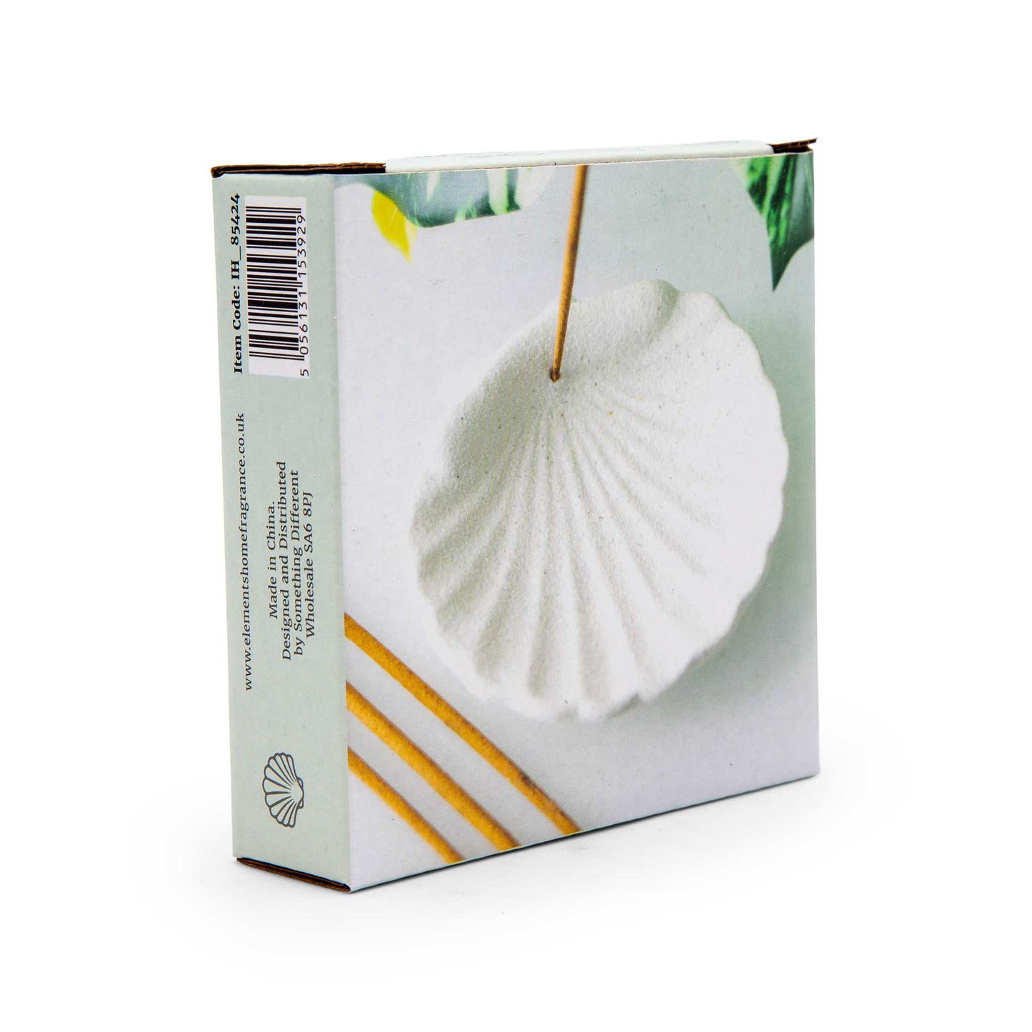 Something Different Home Fragrance Accessories Scallop Shell Ceramic Incense Holder – Minimal & Heat-Resistant – 10.5cm