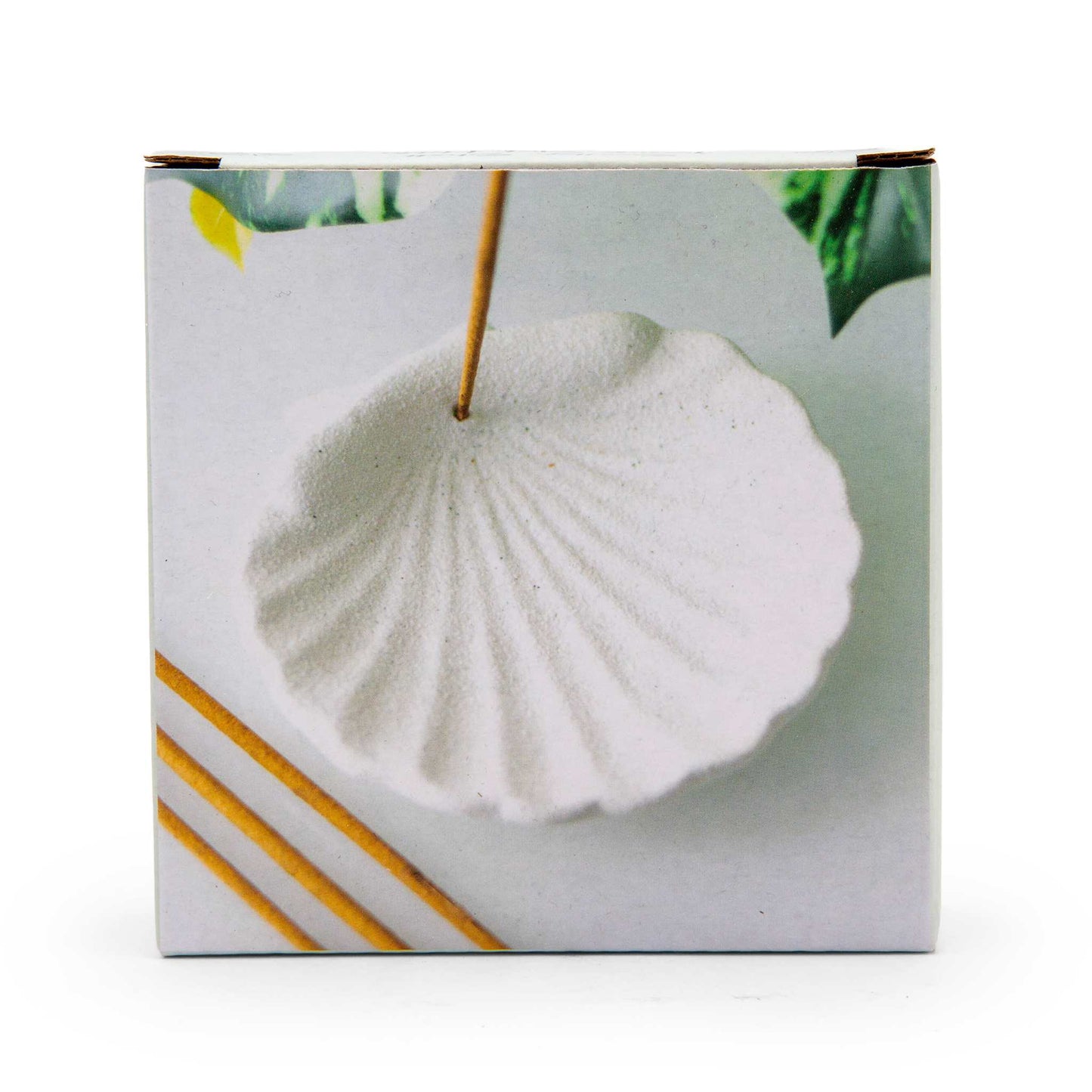 Something Different Home Fragrance Accessories Scallop Shell Ceramic Incense Holder – Minimal & Heat-Resistant – 10.5cm