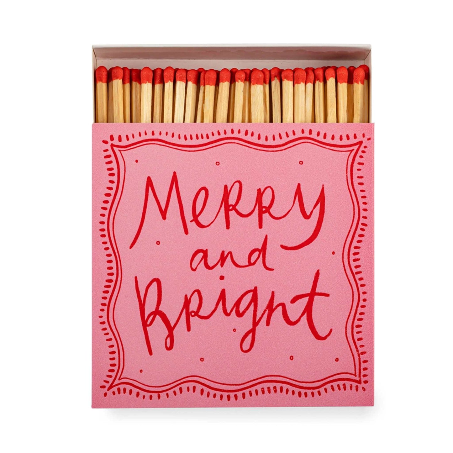Archivist home fragrance Archivist - Square Safety Matches - Merry & Bright - 100 Luxury Matches - 50mm
