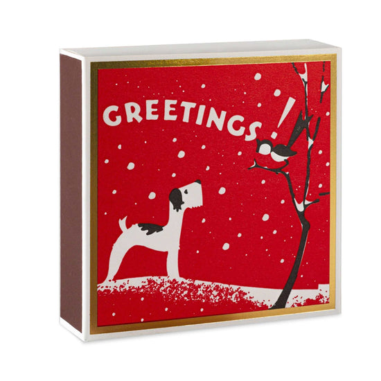 Archivist home fragrance Archivist - Square Safety Matches - Winter Greetings! - 100 Luxury Matches - 50mm