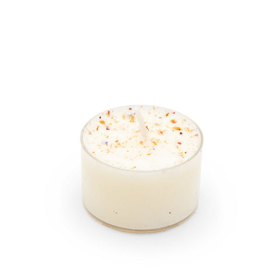 Flower Child Home Fragrance Aromatherapy Tealight Candles with Essential Oils - 5 pack - Flower Child