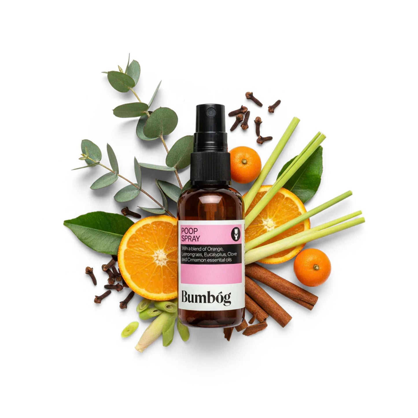 The Nature of Things Home Fragrance Bumbóg Poop Spray - Essential Oil Blend Bathroom Freshener