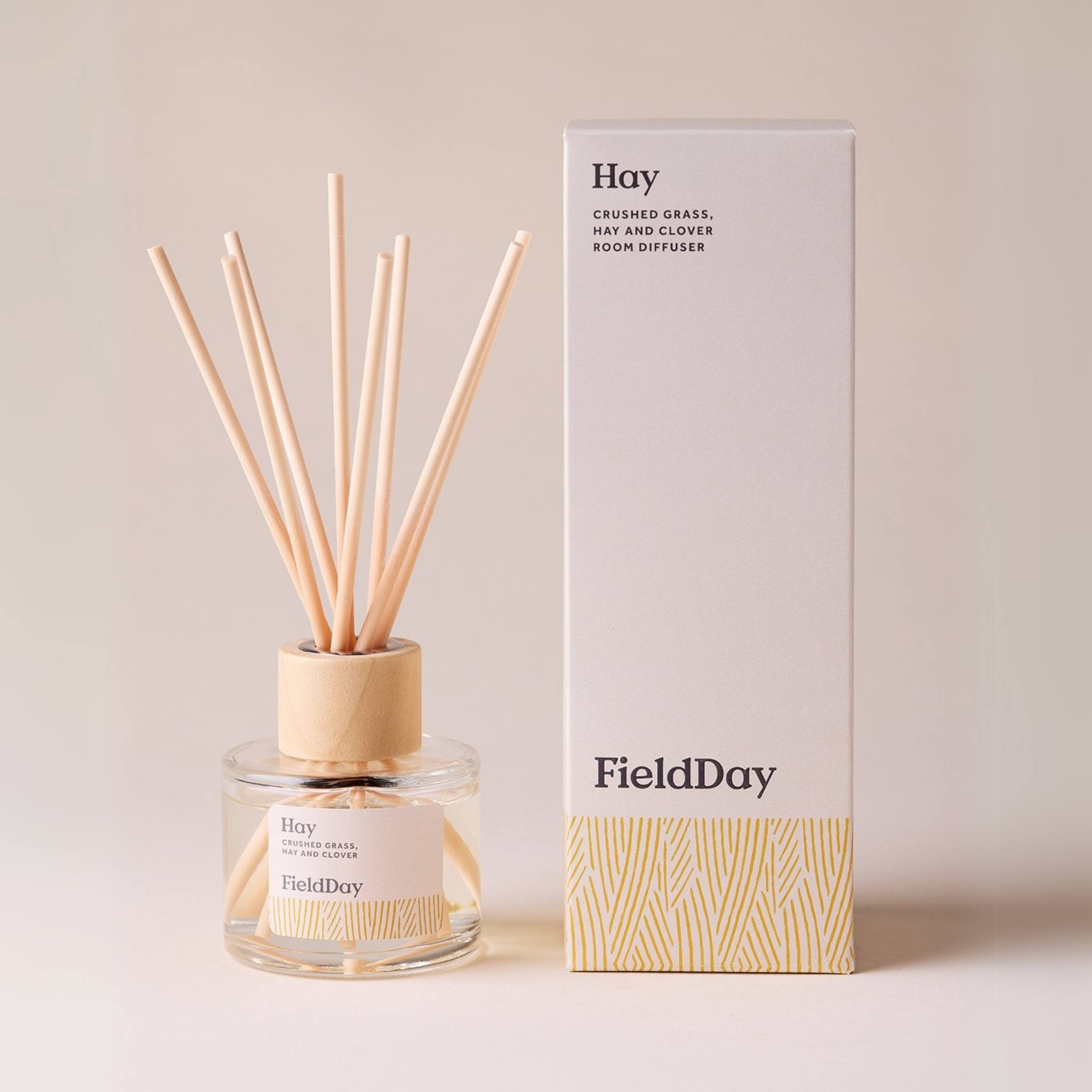 FieldDay Diffuser 100ml/16wks - Hay (Crushed Grass, Hay & Clover) – Faerly