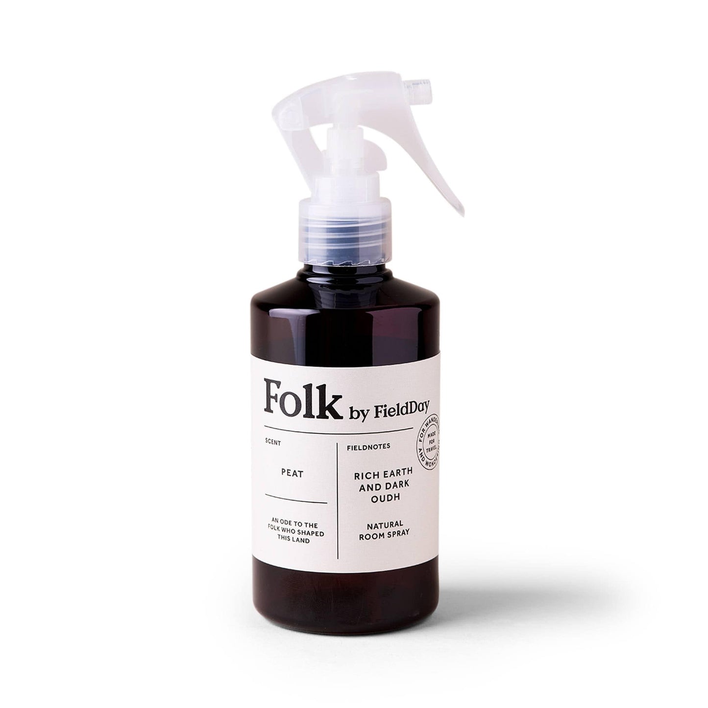 FieldDay Home Fragrance FieldDay – Peat Natural Room Spray (Rich Earth & Dark Oud) – Folk Collection – 200ml