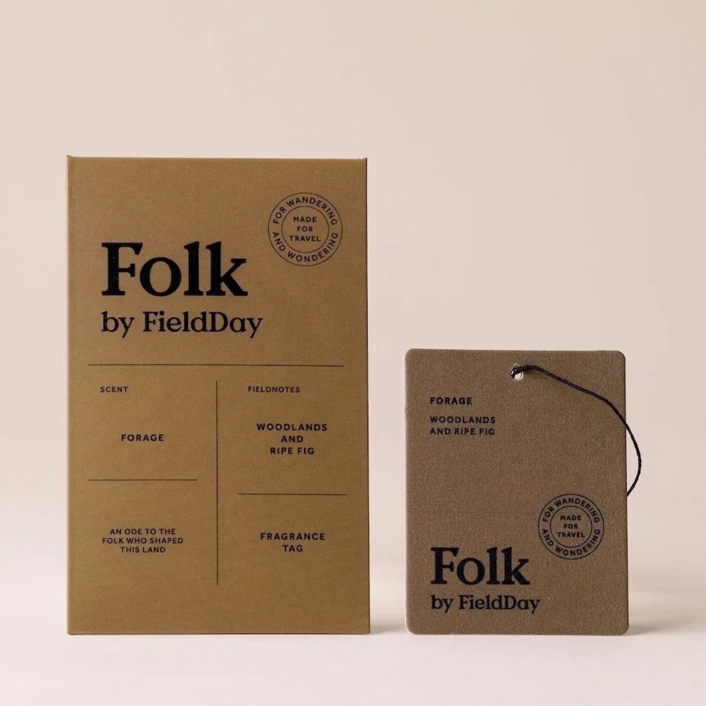 FieldDay Home Fragrance Forage Folk Fragrance Tag - Woodlands & Ripe Fig - FieldDay
