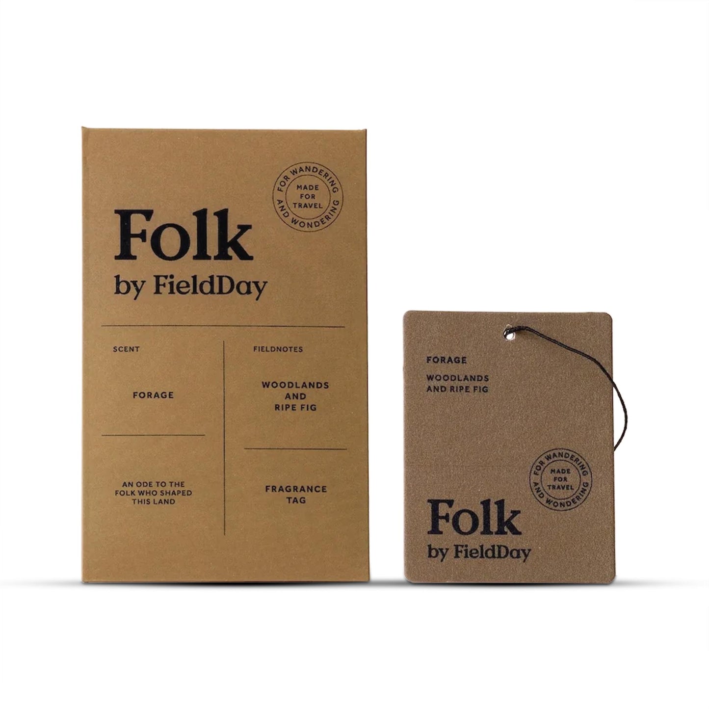 FieldDay Home Fragrance Forage Folk Fragrance Tag - Woodlands & Ripe Fig - FieldDay