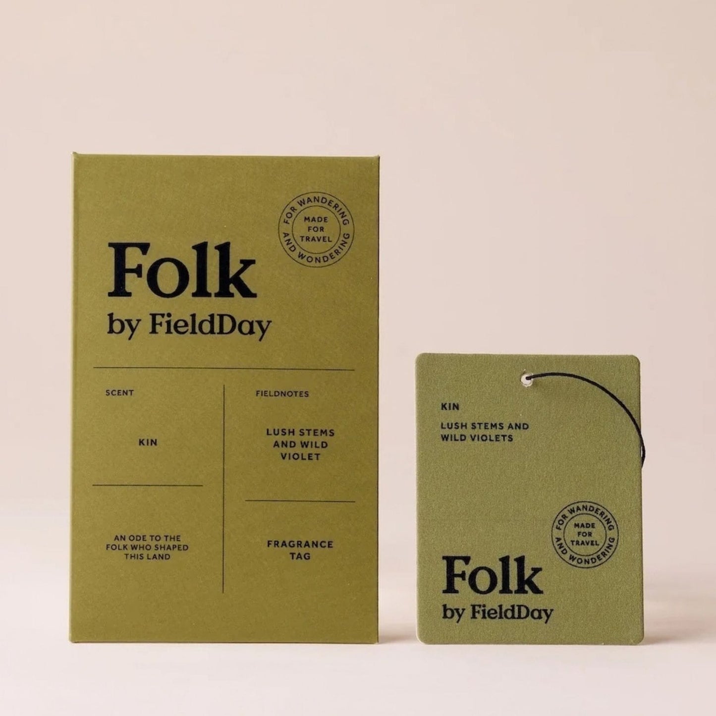 FieldDay Home Fragrance Kin Folk Fragrance Tag - Lush Stems & Wild Violet - FieldDay