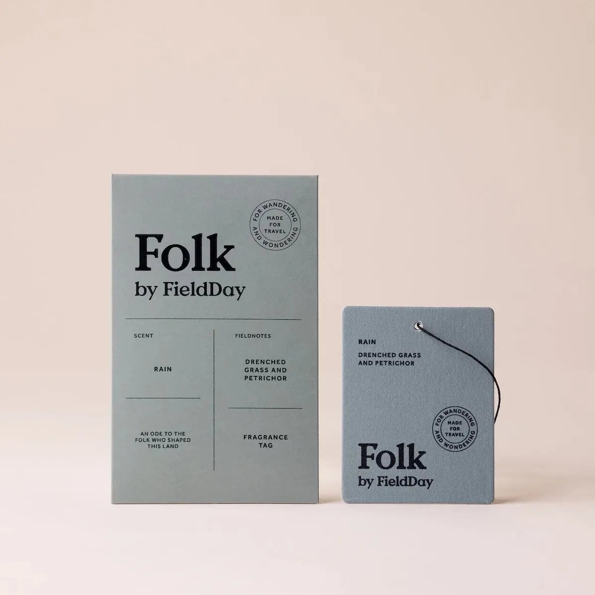 FieldDay Home Fragrance Rain Folk Fragrance Tag - Drenched Grass & Petrichor - FieldDay