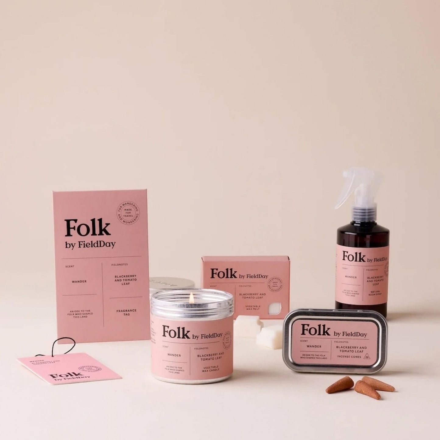 FieldDay Home Fragrance Wander Folk Fragrance Tag - Blackberry & Tomato Leaf - FieldDay