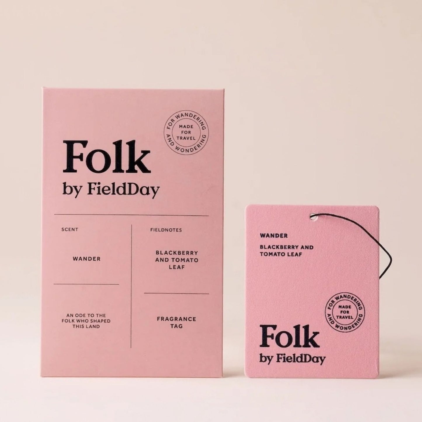 FieldDay Home Fragrance Wander Folk Fragrance Tag - Blackberry & Tomato Leaf - FieldDay