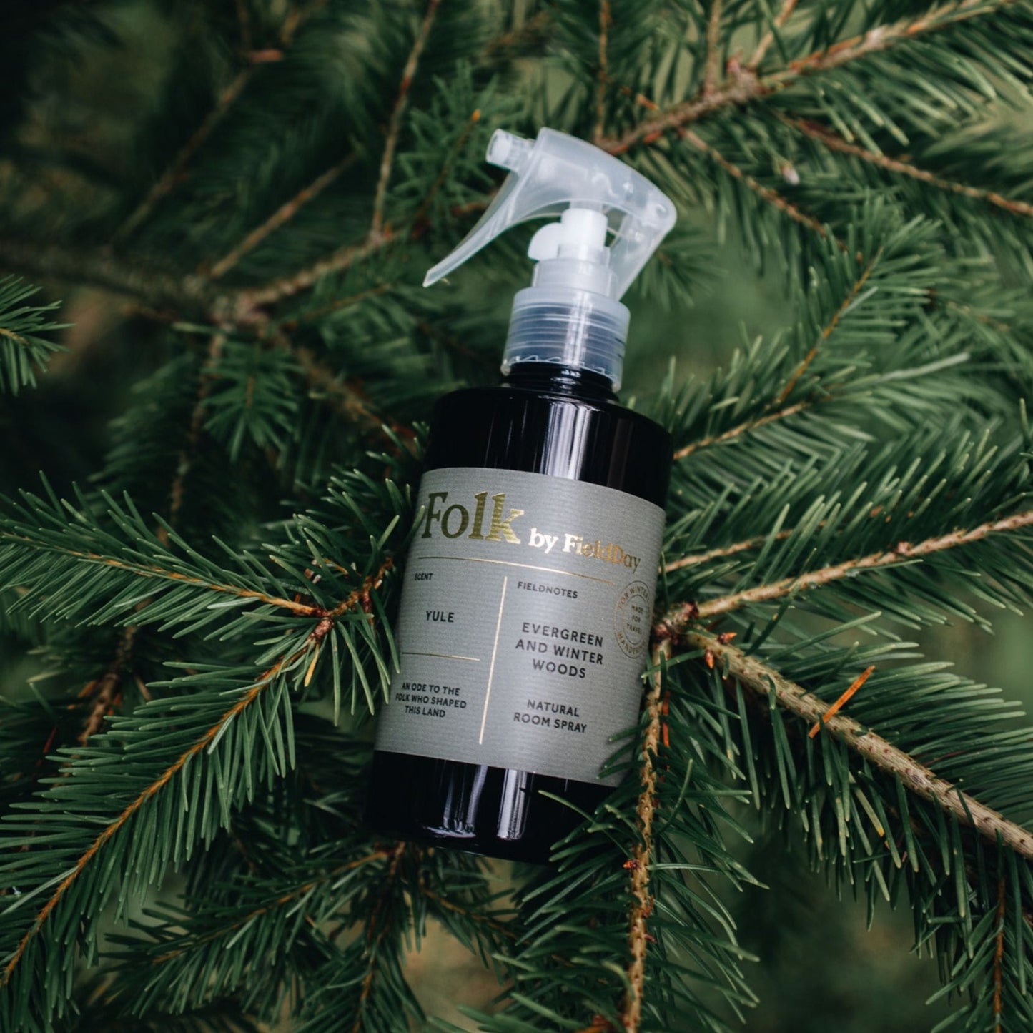 FieldDay Home Fragrance Yule Folk Room Spray 200ml - Evergreen & Winter Woods - FieldDay
