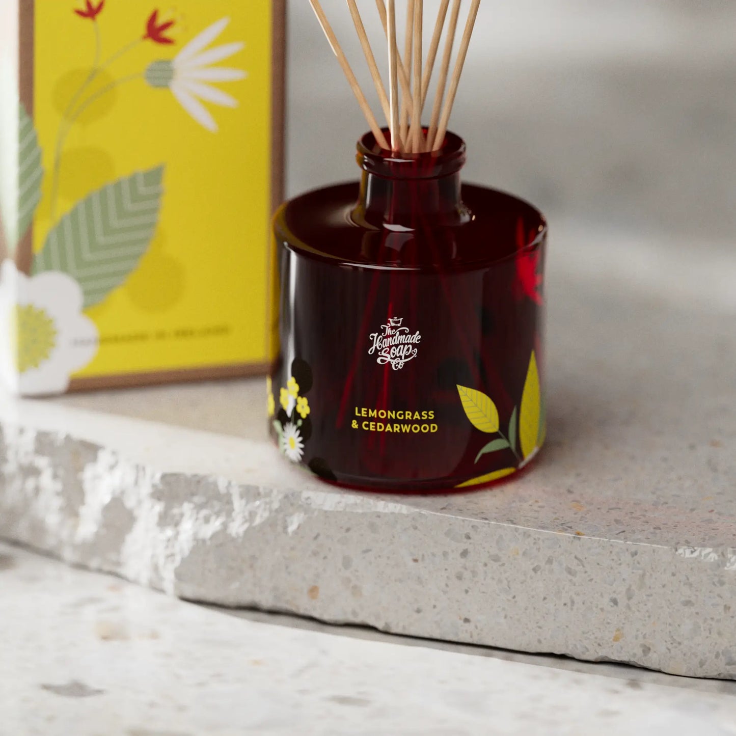 The Handmade Soap Company Home Fragrances Diffuser - Lemongrass & Cedarwood, 200ml - The Handmade Soap Company