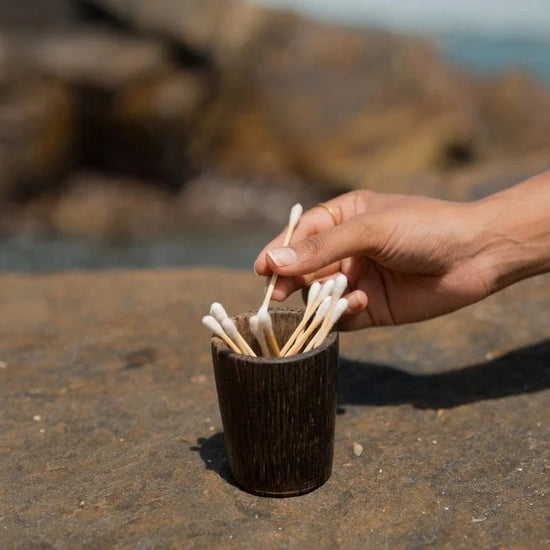 Bamboovement home & lifestyle Bamboo Cotton Buds (100 pcs) - Plastic Free & Biodegradable - Bamboovement
