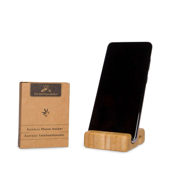 Bamboovement Homeware Bamboo Wooden Phone Holder - Minimal & Sustainable - Bamboovement