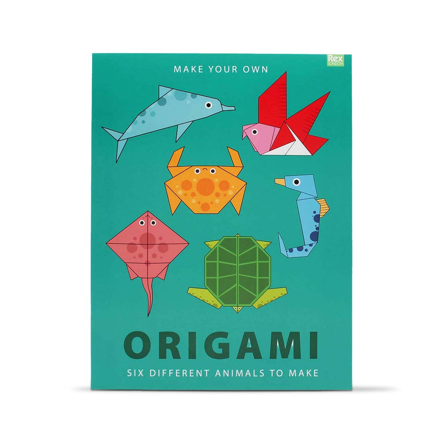 Rex Homewares Make Your Own Origami Animals - Paper Folding Craft - No Tools Needed - 6 Projects